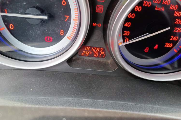 Used Mazda 6 2011 2.0L Automatic Elite Edition Odometer Close Up