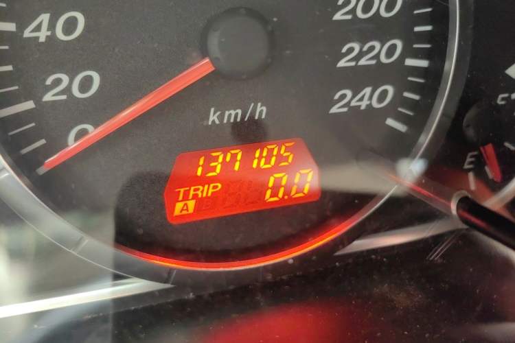 Used Mazda 6 2011 2.0L Automatic Fashion Edition Odometer Close Up