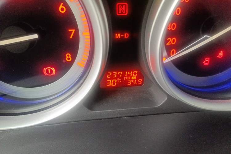 Used Mazda 6 2011 2.0L Automatic Elite Edition Odometer Close Up