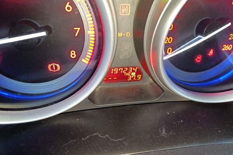 Used Mazda 6 2011 2.0L Automatic Elite Edition Odometer Close Up