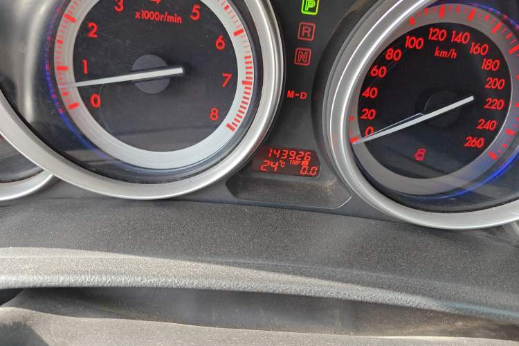 Used Mazda 6 2011 2.0L Automatic Elite Edition Odometer Close Up