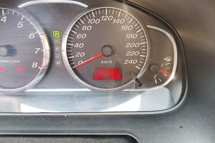 Used Mazda 6 2011 2.0L Automatic Fashion Edition Odometer Close Up