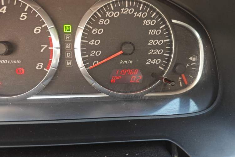 Used Mazda 6 2011 2.0L Automatic Fashion Edition Odometer Close Up