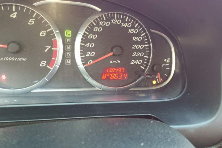 Used Mazda 6 2011 2.0L Automatic Fashion Edition Odometer Close Up