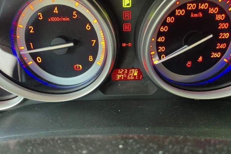 Used Mazda 6 2011 2.0L Automatic Elite Edition Odometer Close Up