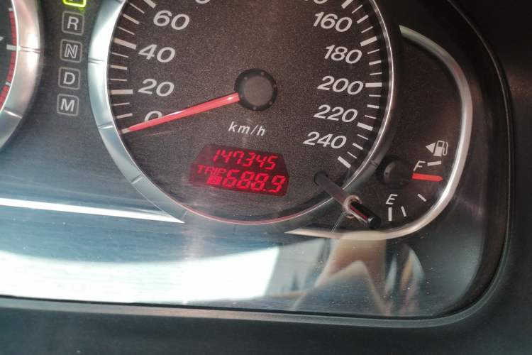Used Mazda 6 2011 2.0L Automatic Fashion Edition Odometer Close Up