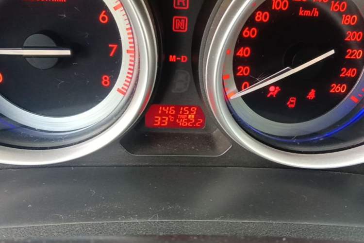 Used Mazda 6 2011 2.0L Automatic Elite Edition Odometer Close Up