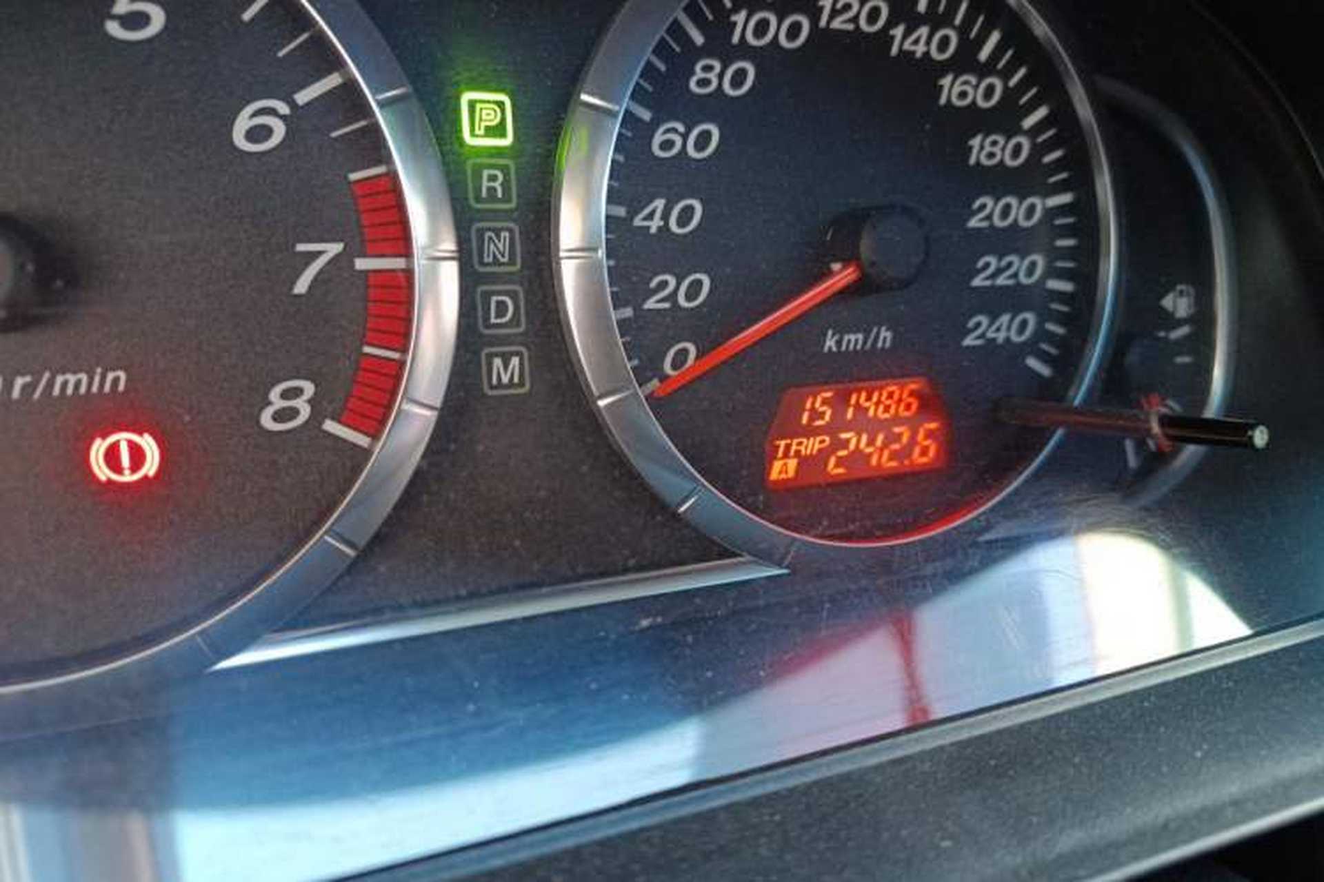 Used Mazda 6 2011 2.0L Automatic Fashion Edition Odometer Close Up