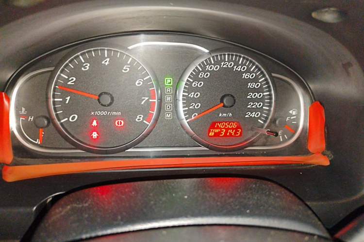 Used Mazda 6 2011 2.0L Automatic Fashion Edition Odometer Close Up