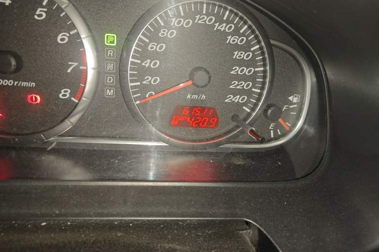 Used Mazda 6 2011 2.0L Automatic Fashion Edition Odometer Close Up