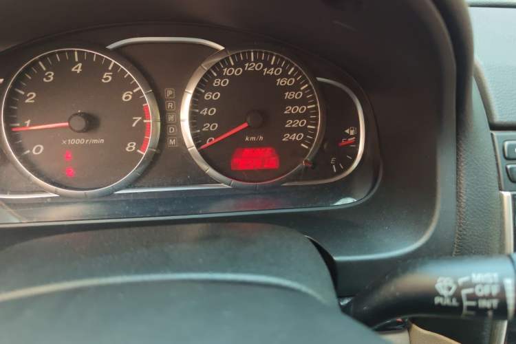 Used Mazda 6  Odometer Close Up