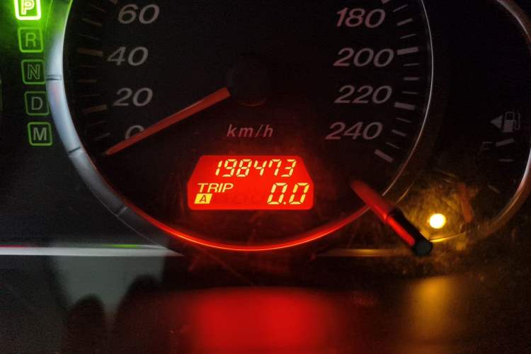 Used Mazda 6 2011 2.0L Automatic Fashion Edition Odometer Close Up
