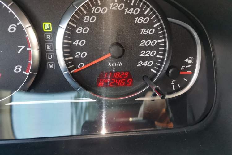Used Mazda 6 2011 2.0L Automatic Fashion Edition Odometer Close Up