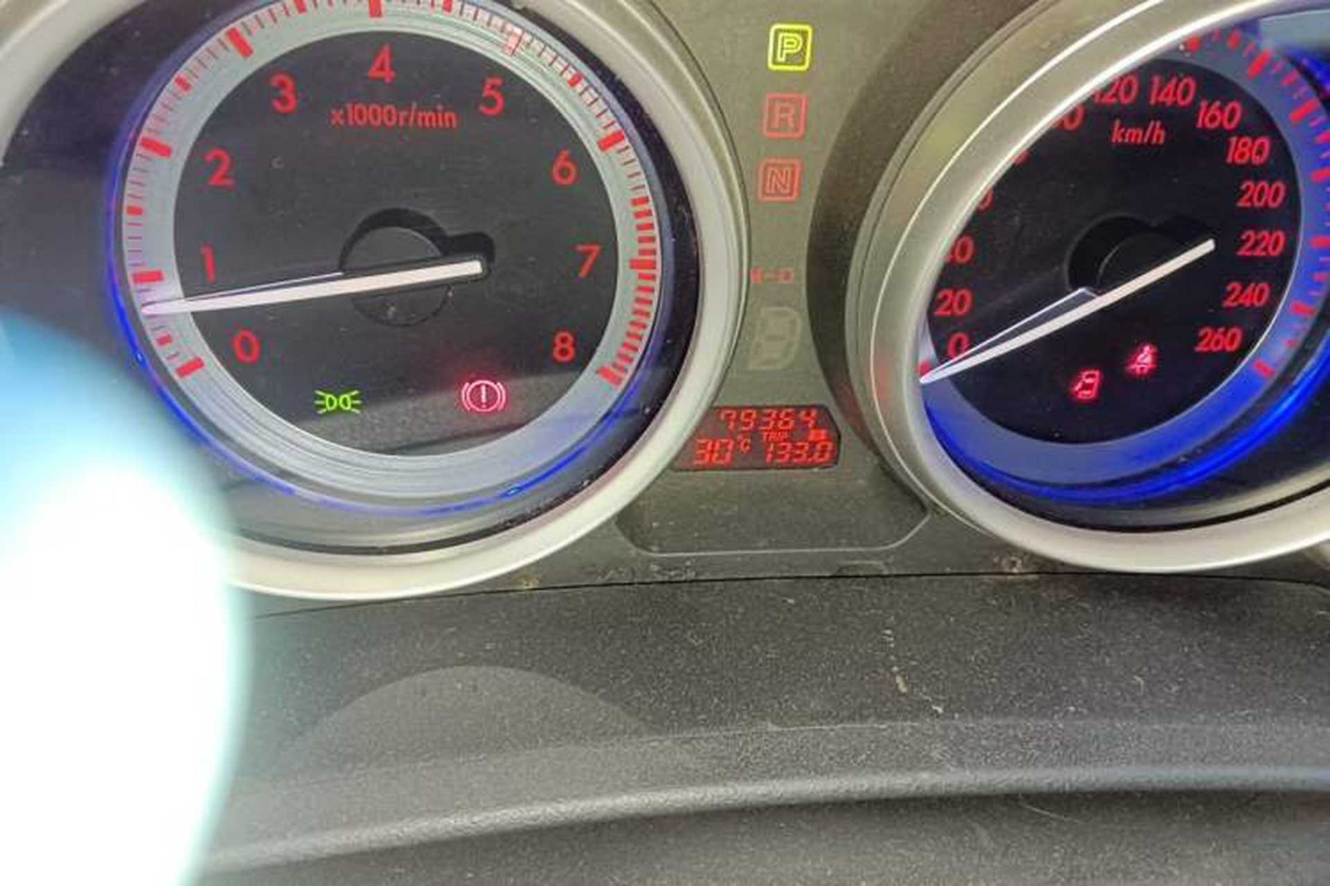 Used Mazda 6 2011 2.0L Automatic Elite Edition Odometer Close Up