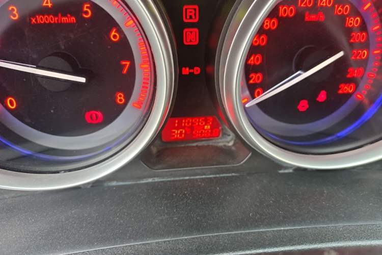 Used Mazda 6 2012 2.0L Automatic Elite Edition Odometer Close Up