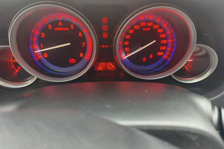 Used Mazda 6 2012 Coupe 2.0L Automatic Elite Edition Odometer Close Up