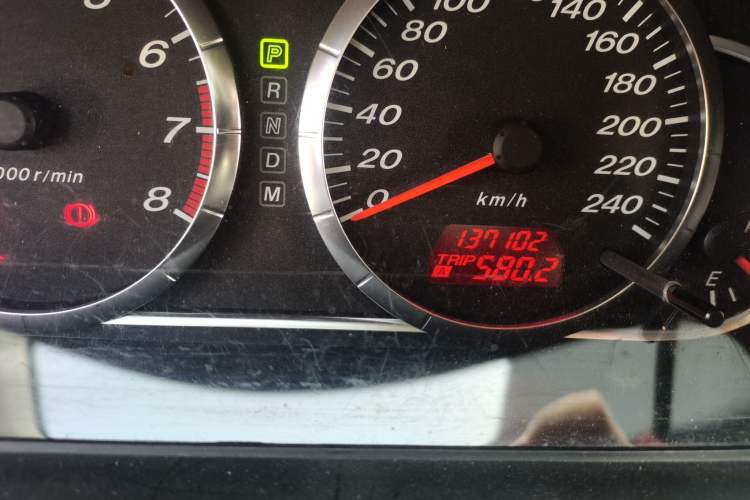 Used Mazda 6 2012 2.0L Automatic Fashion Edition Odometer Close Up