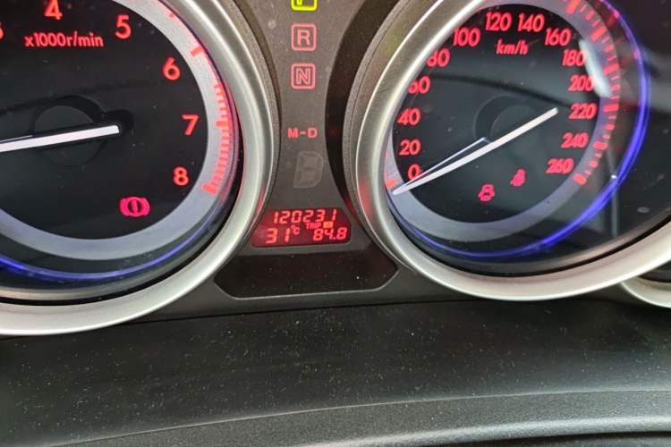 Used Mazda 6 2012 2.0L Automatic Elite Edition Odometer Close Up