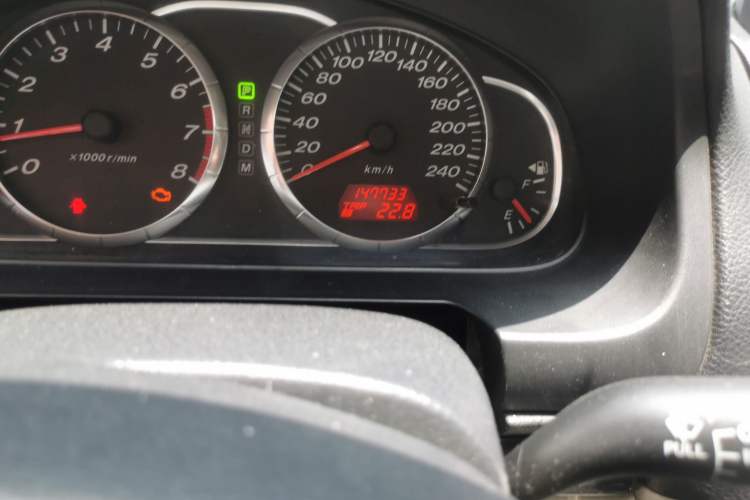 Used Mazda 6 2012 2.0L Automatic Fashion Edition Odometer Close Up