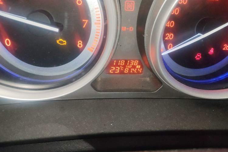 Used Mazda 6 2012 2.0L Automatic Elite Edition Odometer Close Up