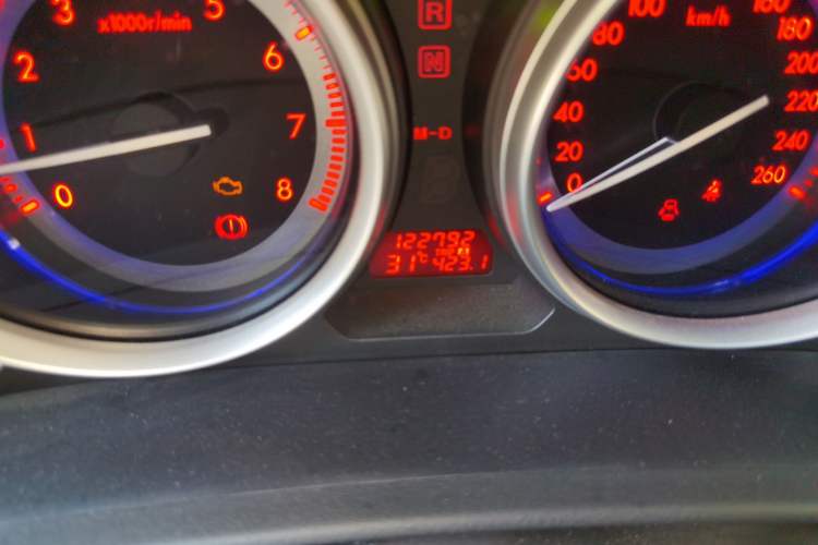 Used Mazda 6 2012 2.0L Automatic Elite Edition Odometer Close Up