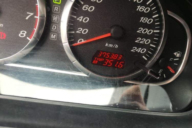 Used Mazda 6 2012 2.0L Automatic Fashion Edition Odometer Close Up
