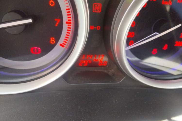 Used Mazda 6 2012 2.0L Automatic Elite Edition Odometer Close Up
