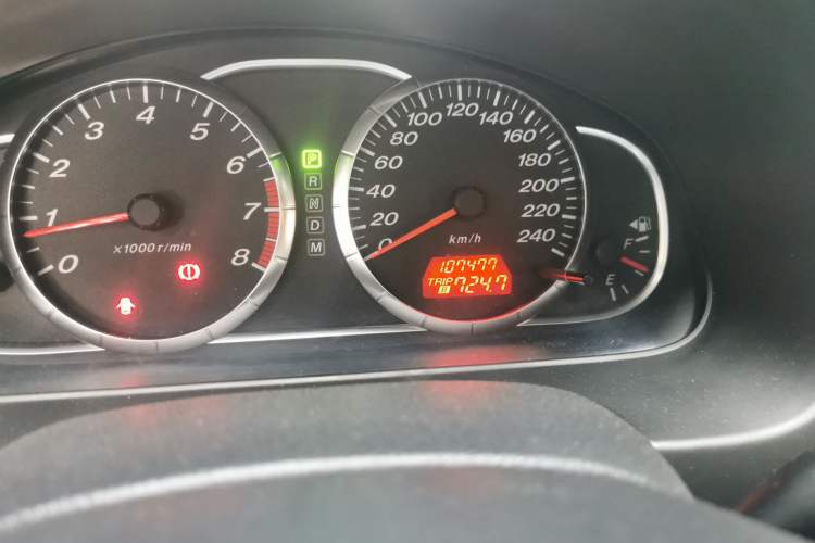 Used Mazda 6 2012 2.0L Automatic Fashion Edition Odometer Close Up