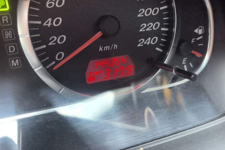 Used Mazda 6 2012 2.0L Automatic Fashion Edition Odometer Close Up