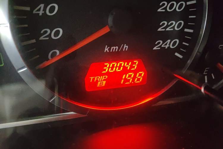 Used Mazda 6 2012 2.0L Automatic Fashion Edition Odometer Close Up