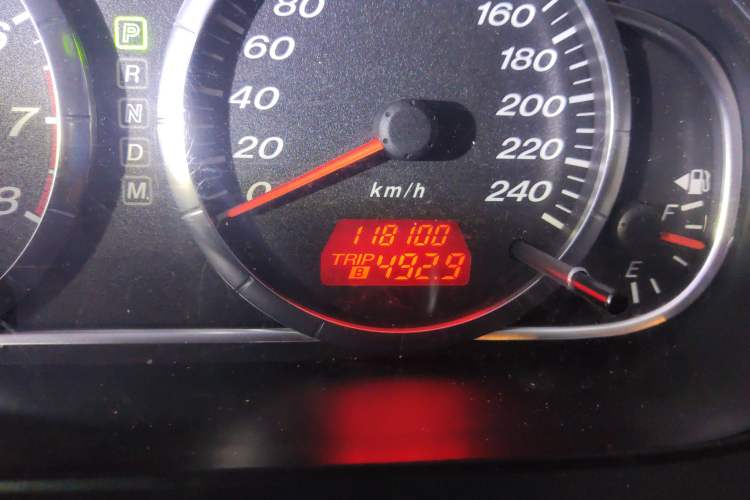 Used Mazda 6 2012 2.0L Automatic Fashion Edition Odometer Close Up