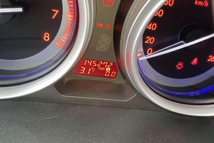 Used Mazda 6 2012 2.0L Automatic Elite Edition Odometer Close Up