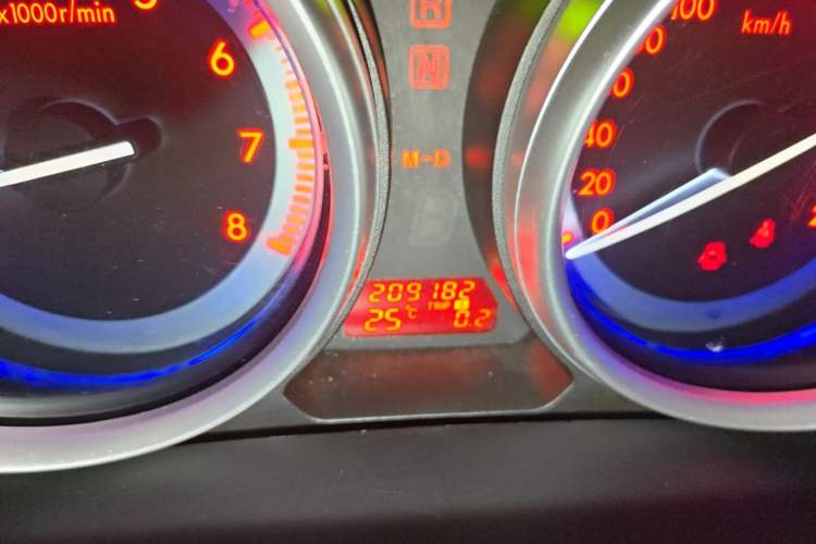 Used Mazda 6 2012 2.0L Automatic Elite Edition Odometer Close Up