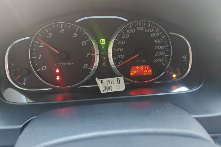 Used Mazda 6 2012 2.0L Automatic Fashion Edition Odometer Close Up