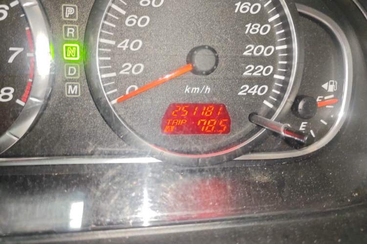 Used Mazda 6 2012 2.0L Automatic Fashion Edition Odometer Close Up