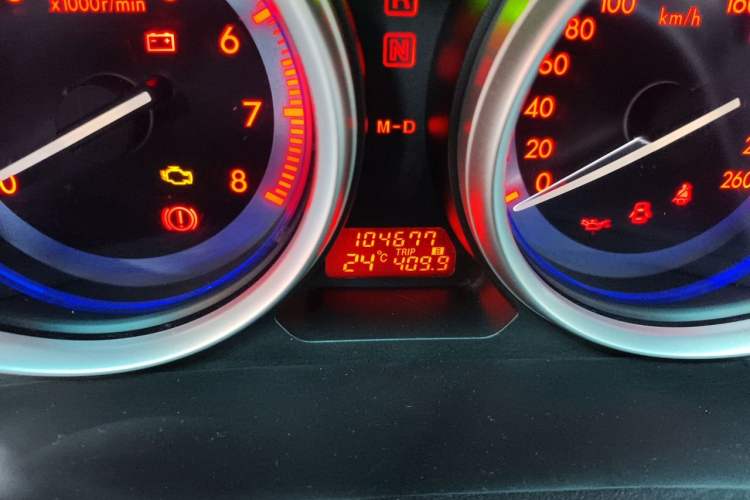 Used Mazda 6 2012 2.0L Automatic Elite Edition Odometer Close Up