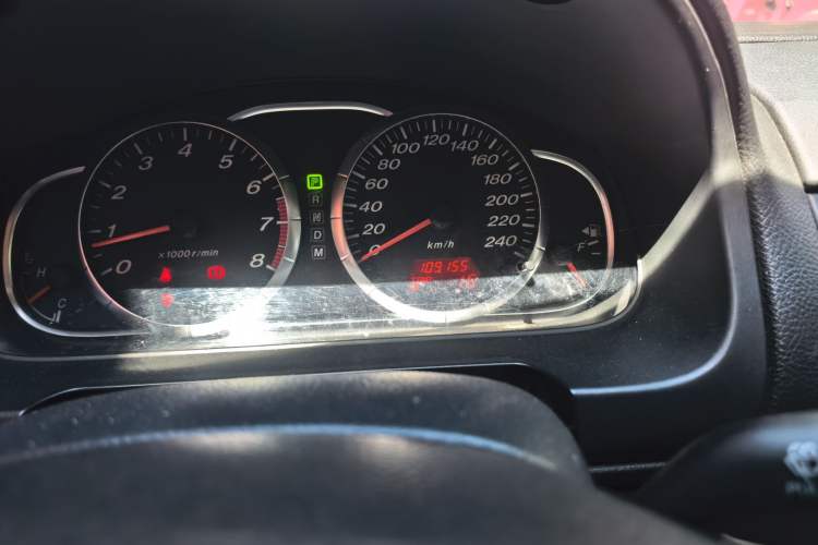 Used Mazda 6 2012 2.0L Automatic Ultra-Luxury Version Odometer Close Up