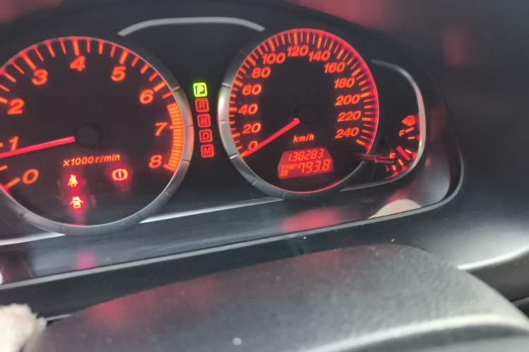 Used Mazda 6 2012 2.0L Automatic Ultra-Luxury Version Odometer Close Up