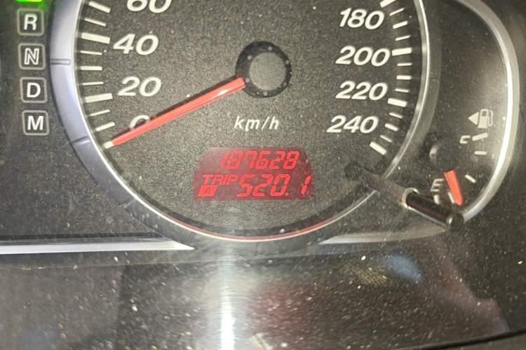 Used Mazda 6 2012 2.0L Automatic Fashion Edition Odometer Close Up
