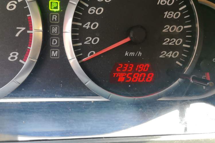 Used Mazda 6 2012 2.0L Automatic Fashion Edition Odometer Close Up