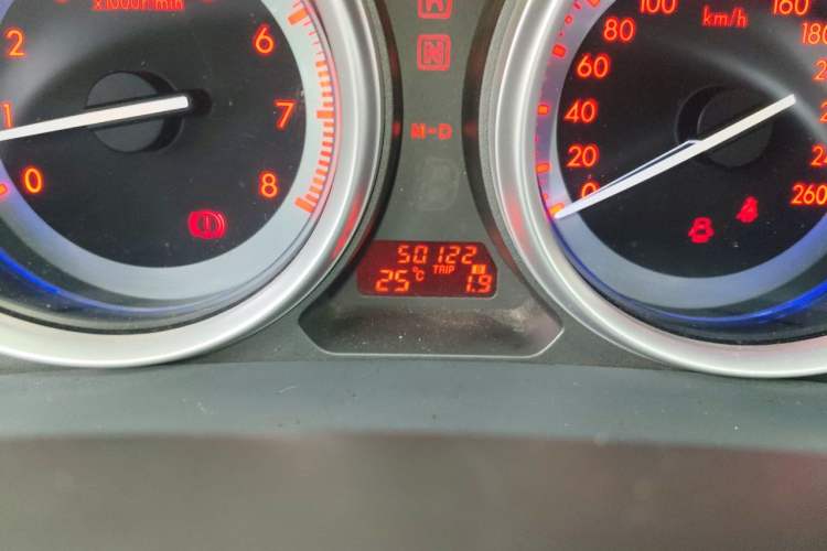 Used Mazda 6 2012 2.0L Automatic Elite Edition Odometer Close Up
