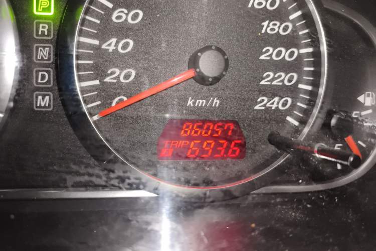 Used Mazda 6 2012 2.0L Automatic Fashion Edition Odometer Close Up
