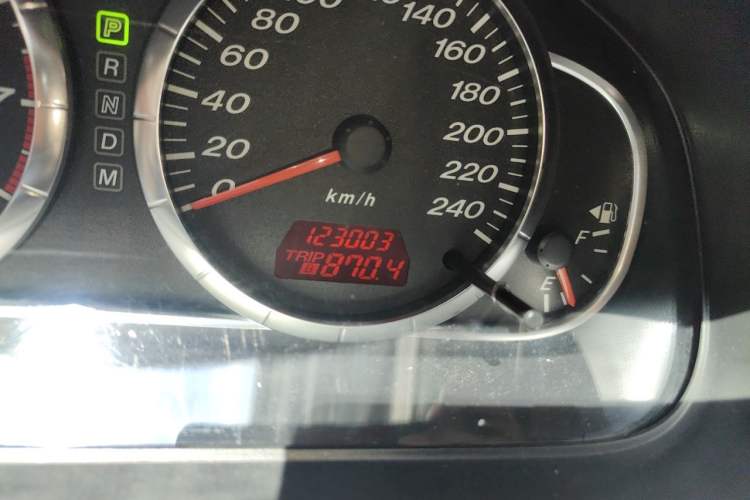 Used Mazda 6 2012 2.0L Automatic Fashion Edition Odometer Close Up