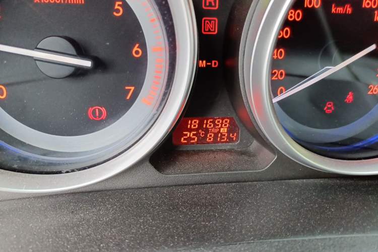 Used Mazda 6 2012 2.5L Automatic Prestige Edition Odometer Close Up