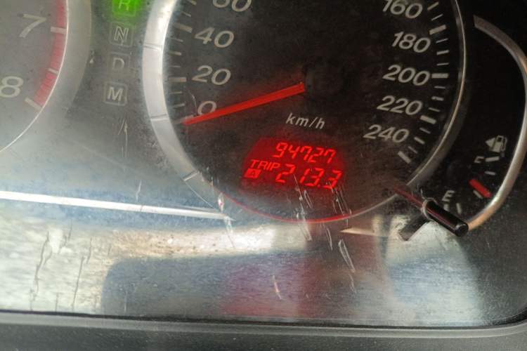Used Mazda 6 2012 2.0L Automatic Fashion Edition Odometer Close Up