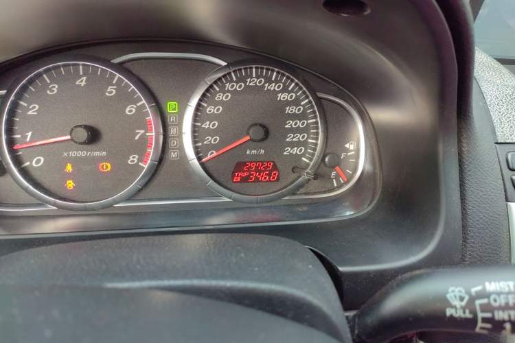 Used Mazda 6 2012 2.0L Automatic Fashion Edition Odometer Close Up