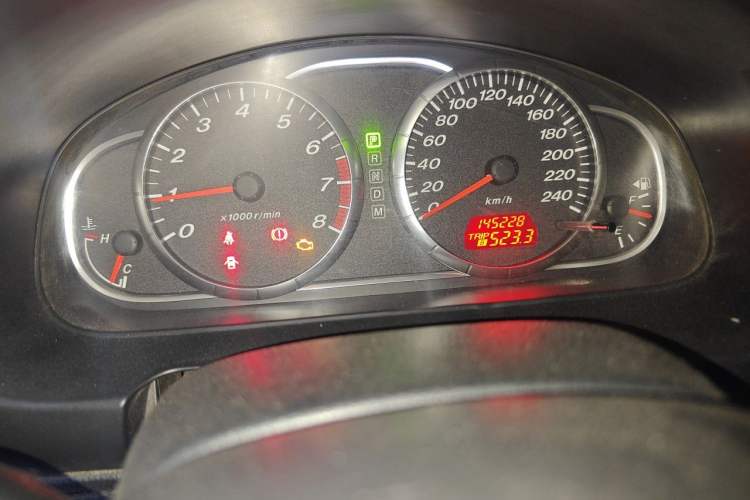 Used Mazda 6 2012 2.0L Automatic Fashion Edition Odometer Close Up