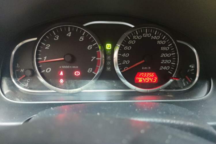 Used Mazda 6 2012 2.0L Automatic Fashion Edition Odometer Close Up