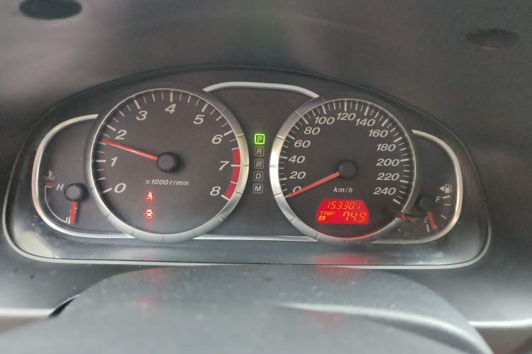 Used Mazda 6 2012 2.0L Automatic Fashion Edition Odometer Close Up