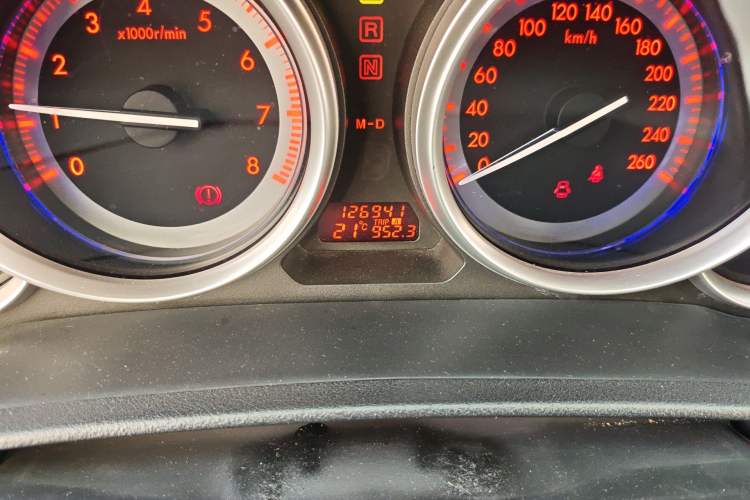 Used Mazda 6 2012 2.0L Automatic Elite Edition Odometer Close Up